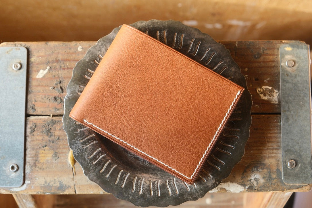 The Al Wallet - Premium Vegetable-Tanned Leather Men's Slim Wallet